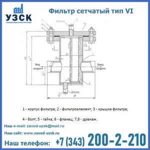Фильтр сетчатый ФС по Т-ММ-11-2003 в Ангарске